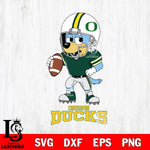 Oregon Ducks Bluey rugby Svg Eps Dxf Png File, Digital Download ,Instant Download, Cricut File