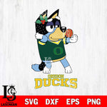 Oregon Ducks Christmas Bluey Bandit Heeler Cut Files,Bluey Cricut,Christmas Svg , Bluey svg , Digital Download, dxf eps png pdf file