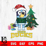 Oregon Ducks Christmas Bluey Tree Sport Cut Files,Bluey Cricut,Christmas Svg , Bluey svg , Digital Download, dxf eps png pdf file