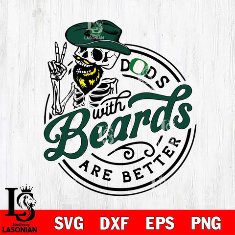 Oregon Ducks Dad With Beard Are Better Svg Eps Dxf Png File, Digital Download, Instant Download