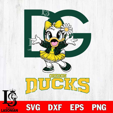 Oregon Ducks Dolce And Gabbana Daisy Duck Disney Svg Eps Dxf Png File, Digital Download, Instant Download