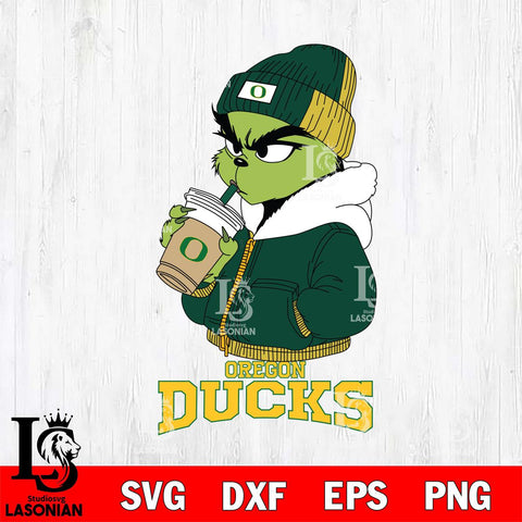 Oregon Ducks Grinch Bougie Christmas Cut Files Cricut, Svg Dxf Eps Png file, Digital download , Silhouette