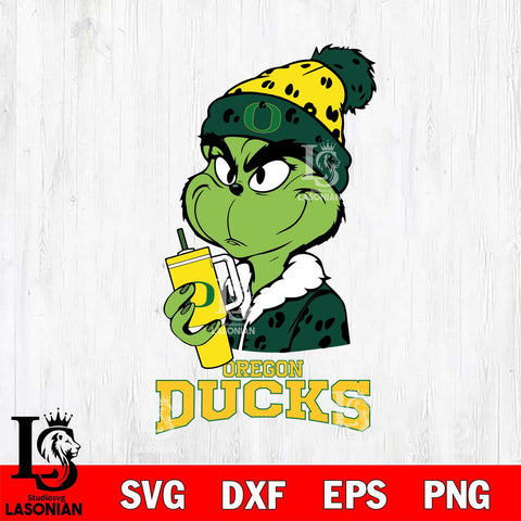 Oregon Ducks Grinch Bougie Leopard Svg Eps Dxf Png File, Digital Download, Instant Download