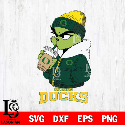 Oregon Ducks Grinch Bougie Sport Svg Eps Dxf Png File, Digital Download, Instant Download