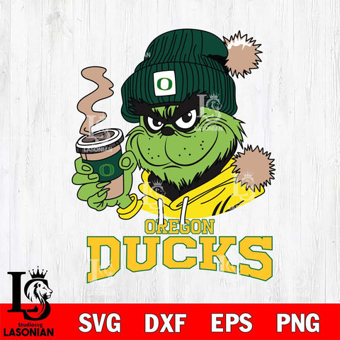 Oregon Ducks Grinch Cofffe Hoodie Cut Files Cricut, Svg Dxf Eps Png file, Digital download , Silhouette