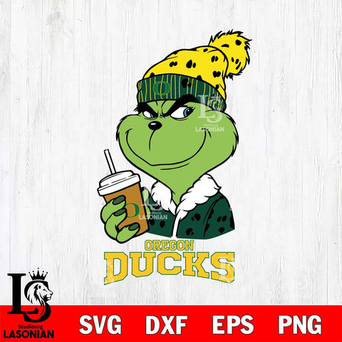 Oregon Ducks Grinch hat Svg Eps Dxf Png File, Digital Download, Instant Download