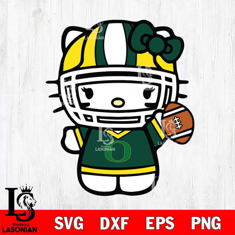 Oregon Ducks Hello Kitty sport 9 Svg Eps Dxf Png File, NCAA svg, Digital Download, Instant Download