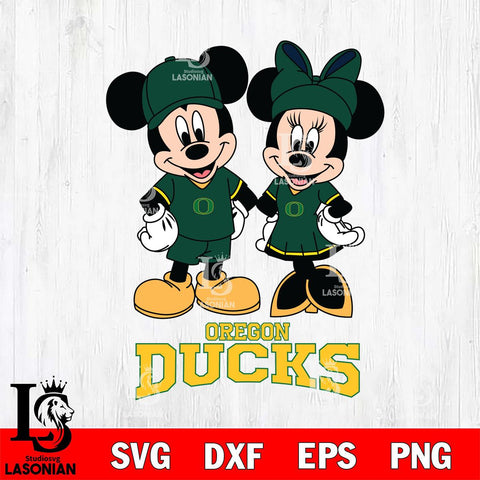 Oregon Ducks Mickey Minnie Rugby Svg Eps Dxf Png File, NCAA svg , File Cut , Digital Download , Instant Download, Cut Svg Files