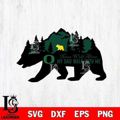 Oregon Ducks My Dad Walk With Me Svg Eps Dxf Png File, Digital Download, Instant Download