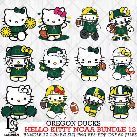 Oregon Ducks NCAA Bundle 12 Svg Eps Dxf Png File, NCAA svg, Digital Download, Instant Download