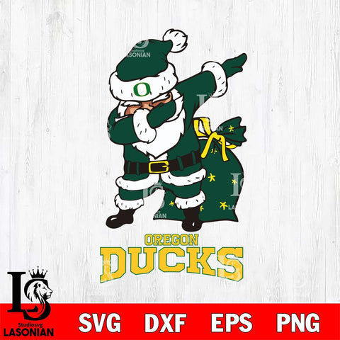 Oregon Ducks Santa Claus Ugly Svg dxf eps png pdf file,NCAA svg,Digital Download,Cricut file