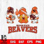 Oregon State Beavers 3 Gnomes Football Svg Eps Dxf Png File, Digital Download, Instant Download