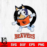 Oregon State Beavers Bandit Heeler Rugby Svg Eps Dxf Png File, Digital Download ,Instant Download, Cricut File