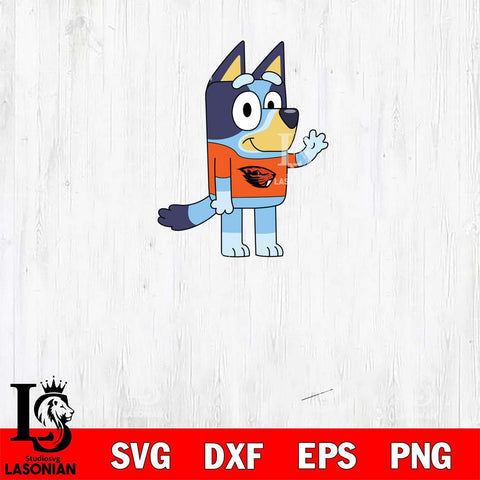 Oregon State Beavers Bluey 5 Svg Eps Dxf Png File, Digital Download, Instant Download