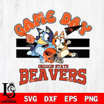 Oregon State Beavers Bluey & Bingo 9 Svg Eps Dxf Png File, NCAA svg, Digital Download, Instant Download