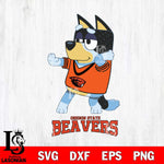 Oregon State Beavers Bluey Dad Dance Svg Eps Dxf Png File, Digital Download, Instant Download