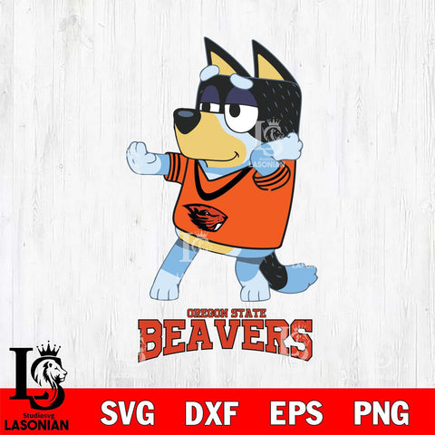 Oregon State Beavers Bluey Dad Dance Svg Eps Dxf Png File, Digital Download, Instant Download