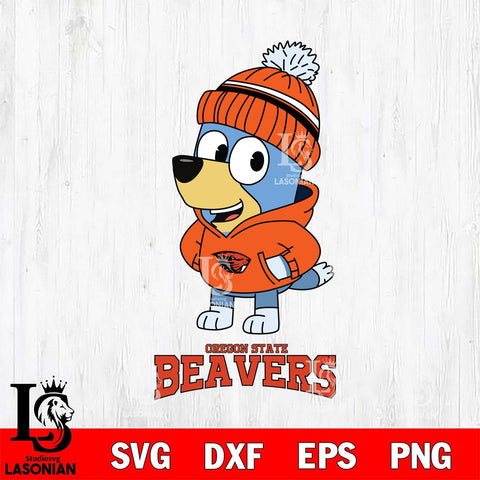 Oregon State Beavers Bluey Hoodie Sport Svg Eps Dxf Png File, Digital Download ,Instant Download, Cricut File