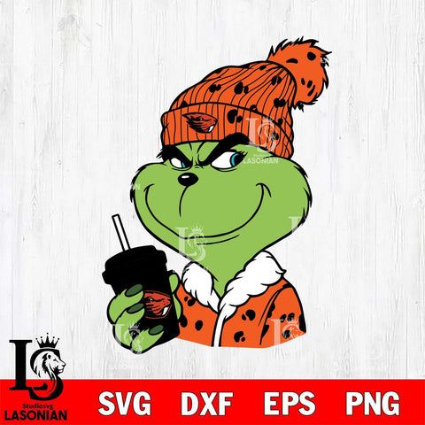 Oregon State Beavers Boujee Grinch 3 Svg Eps Dxf Png File, Digital Download, Instant Download