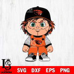 Oregon State Beavers Chucky Horror Svg Eps Dxf Png File, NCAA svg, Digital Download, Instant Download