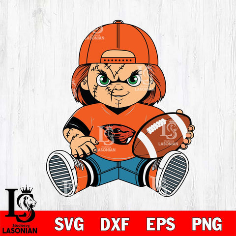 Oregon State Beavers Chucky Horror 3 Svg Eps Dxf Png File, NCAA svg, Digital Download, Instant Download