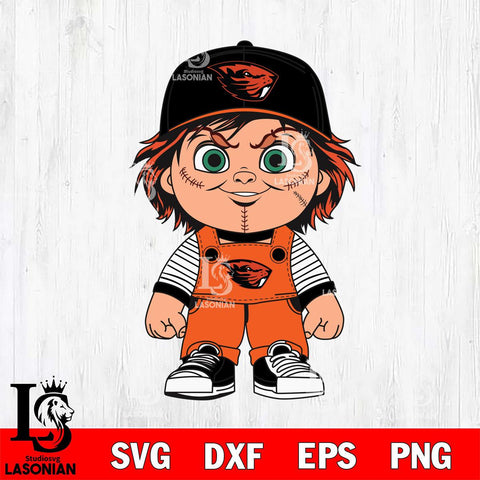 Oregon State Beavers Chucky Horror Svg Eps Dxf Png File, NCAA svg, Digital Download, Instant Download