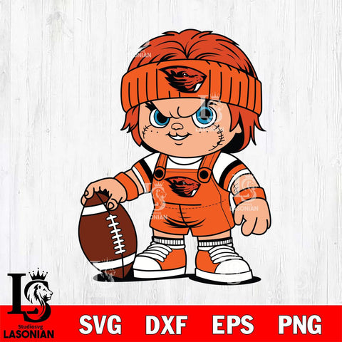 Oregon State Beavers Chucky Horror 5 Svg Eps Dxf Png File, NCAA svg, Digital Download, Instant Download