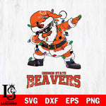 Oregon State Beavers Dabbing Santa Claus Ugly Christmas Svg dxf eps png pdf file,NCAA svg,Digital Download,Cricut file