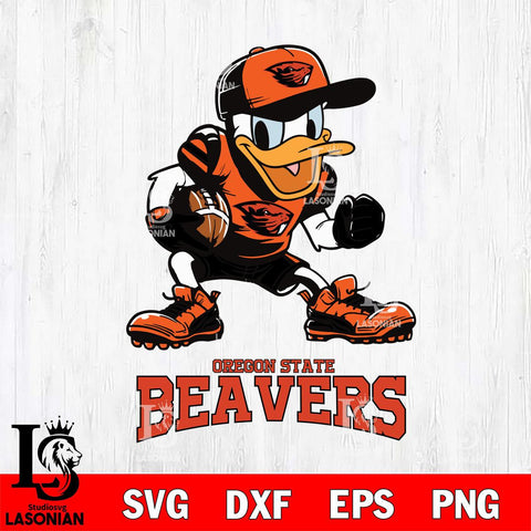 Oregon State Beavers Donal Duck Disney, Svg Eps Dxf Png File, Digital Download