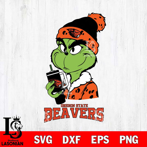 Oregon State Beavers Grinch Bougie Leopard Svg Eps Dxf Png File, Digital Download, Instant Download