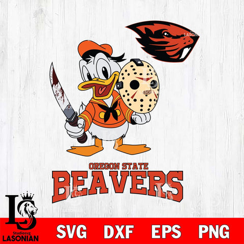 Oregon State Beavers Jason Voorhees 12 Svg Eps Dxf Png File, Digital Download