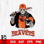 Oregon State Beavers Jason Voorhees 2 Svg Eps Dxf Png File, Digital Download