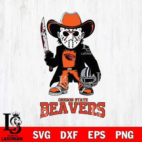 Oregon State Beavers Jason Voorhees 3 Svg Eps Dxf Png File, Digital Download