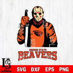 Oregon State Beavers Jason Voorhees 6 Svg Eps Dxf Png File, Digital Download