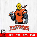 Oregon State Beavers Jason Voorhees 7 Svg Eps Dxf Png File, Digital Download