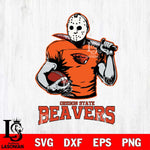 Oregon State Beavers Jason Voorhees 9 Svg Eps Dxf Png File, Digital Download