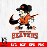 Oregon State Beavers Mickey Mouse NIKE, Svg Eps Dxf Png File, Digital Download