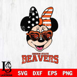 Oregon State Beavers Minnie Mouse Love 2, Svg Eps Dxf Png File, Digital Download