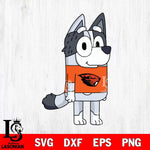 Oregon State Beavers Muffin Bluey Svg Eps Dxf Png File, Digital Download, Instant Download