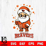 Oregon State Beavers Santa Claus Coffe Svg dxf eps png pdf file,NCAA svg,Digital Download,Cricut file