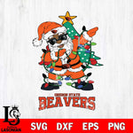 Oregon State Beavers Santa Claus Ugly Christmas Svg dxf eps png pdf file,NCAA svg,Digital Download,Cricut file