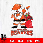 Oregon State Beavers Santa Dabbing Christmas Svg dxf eps png pdf file,NCAA svg,Digital Download,Cricut file