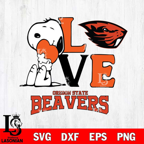 Oregon State Beavers Snoopy Sport 10 Svg Eps Dxf Png File, Digital Download