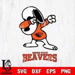 Oregon State Beavers Snoopy Sport 3 Svg Eps Dxf Png File, Digital Download