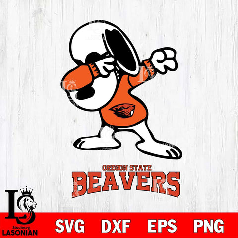 Oregon State Beavers Snoopy Sport 3 Svg Eps Dxf Png File, Digital Download