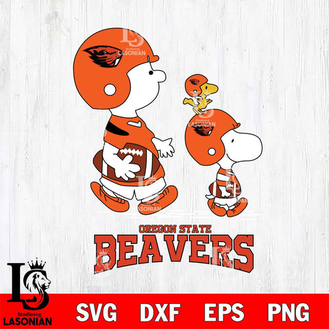 Oregon State Beavers Snoopy Sport Svg Eps Dxf Png File, Digital Download