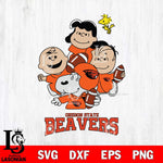 Oregon State Beavers Snoopy Sport 4 Svg Eps Dxf Png File, Digital Download