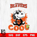 Oregon State Beavers Snoopy Sport 7 Svg Eps Dxf Png File, Digital Download