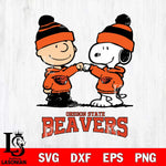 Oregon State Beavers Snoopy Sport 9 Svg Eps Dxf Png File, Digital Download