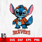 Oregon State Beavers Stitch Halloween Svg Eps Dxf Png File, NCAA svg, Digital Download, Instant Download